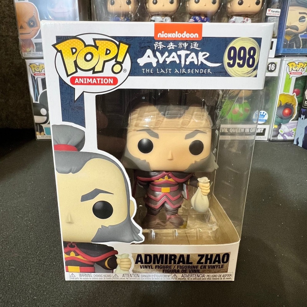 Funko Pop Admiral Zhao 998 Avatar The Last Airbender Vinyl Figure Fire Nation